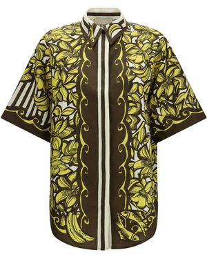 ALÉMAIS Mona Shirt True Hemp - Green