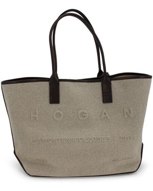 Hogan Borsa Hoket Con Manico Regolabile - White