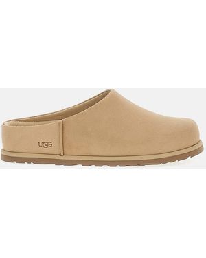 UGG Flat Shoes Leather - Natural