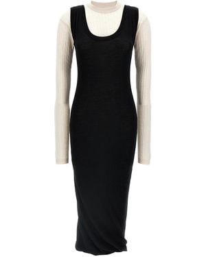 Marni Wool Multi-Layered Dress - Black