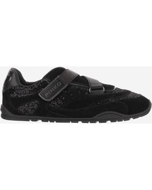 Pinko Trainers Yulia 03 Upper: Leather Trainers - Black