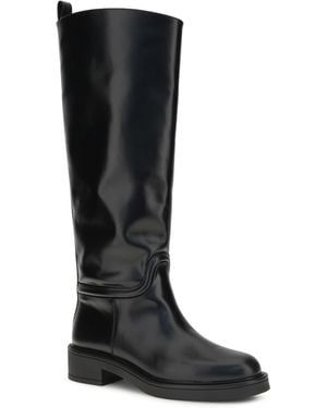 Stuart Weitzman Boots Celia Leather - Black