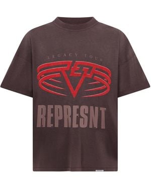 Represent T-Shirt Living Legacy Tour Cotton T-Shirts - Red