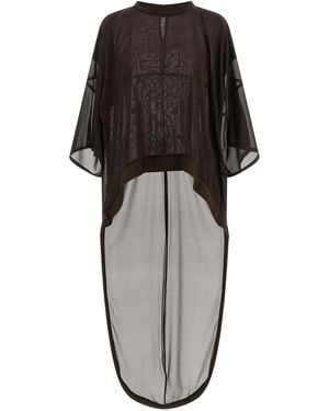DI.LA3 PARI' Coda Shirt Silk Shirt, Blouse - Black