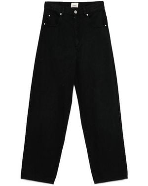 Isabel Marant Jenny Straight Leg Jeans - Black