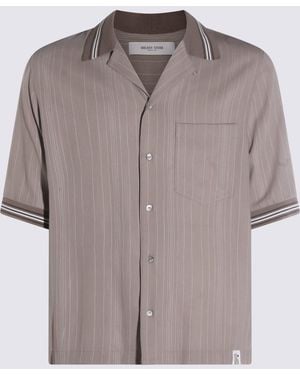 Golden Goose Roasted Cashew Virgin Wool Shirt - Brown