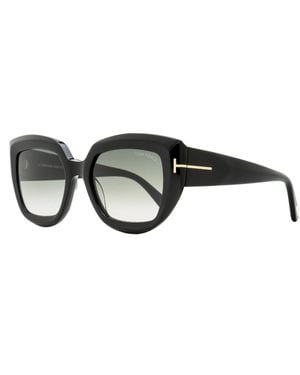 Tom Ford Saltzman Sunglasses Tf1192 01B 53Mm Ft1192 Plastic (Acetate) - Black