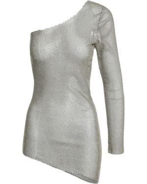 Santa Brands Knitted Mesh Dress - Gray
