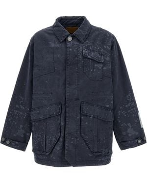 A_COLD_WALL* Future73 Oversized Cotton Jacket - Blue