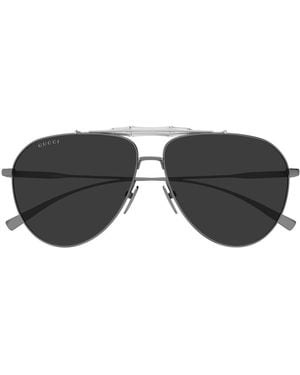Gucci Gg2064S Linea Sign Metallo Sunglasses - Black