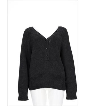 Our Legacy Merino Wool Cardigan Rws Jumper - Black