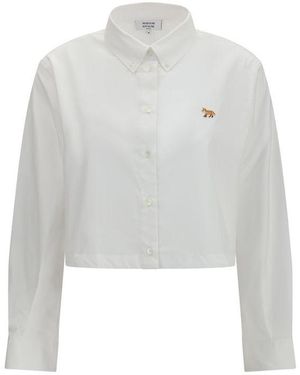 Maison Kitsuné Cotton Blouse - White