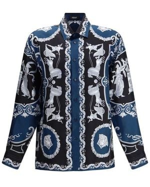 Versace Silk Shirt - Blue