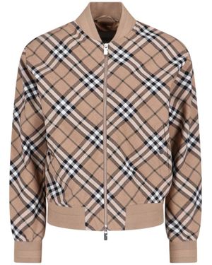 Burberry Jackets Polyester - Natural