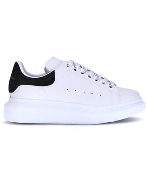 McQueen Leather Trainers - White