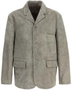 Lemaire Suede Blazer - Gray