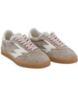 Moaconcept Sneakers Suede Leather/Rubber Sole - Gray