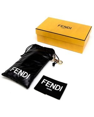 Fendi Fe40100I 90A 1005Acetate Occhiali Sole - Yellow