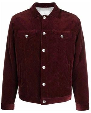 Brunello Cucinelli Cotton Wool Blend Jacket Clothing - Red