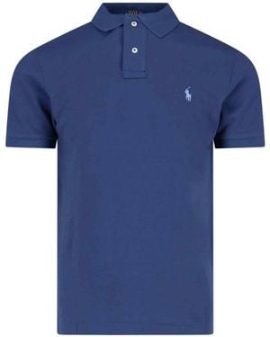 Ralph Lauren Logo Polo Shirt - Blue