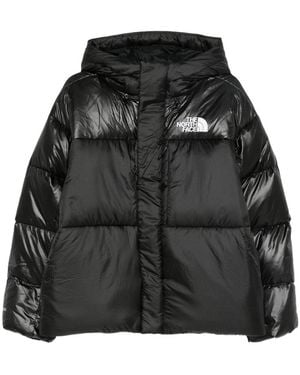 The North Face Pertex Hooded Shell-Down Jacket - Black