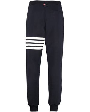 Thom Browne Track Pants Cotton - Blue