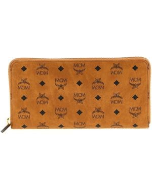 MCM Aren Wallet - Brown