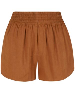 Ermanno Scervino Mini Shorts Li Vi Ea Pantaloni - Brown