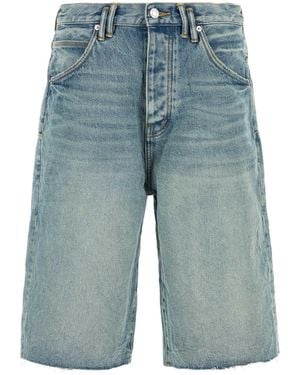 Purple Brand Denim Bermuda Shorts - Blue