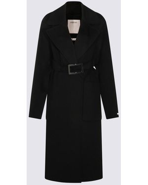Sportmax Coats _Wv - Black
