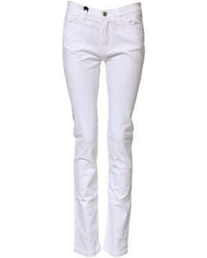 Dolce & Gabbana Slim Fit Denim Jeans - White
