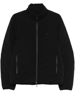 Emporio Armani Nylon Down Jacket - Black