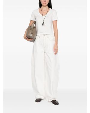 Base London T-Shirts And Polos Linen/Flax - White
