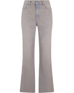 Our Legacy Denim Flared Pants Cotton Regular & Straight-Leg Jeans - Gray