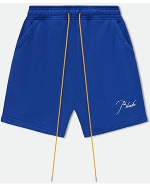 Rhude Cobalt Sweat Shorts - Blue