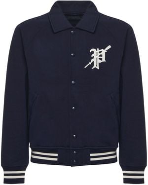 Polo Ralph Lauren Bomber Jacket With Print - Blue