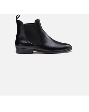 CB Made In Italy Leather Boots Sessanta - Black
