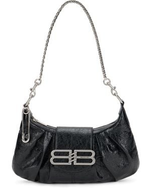 Balenciaga Shoulder Bag Pamela Small Leather - Black