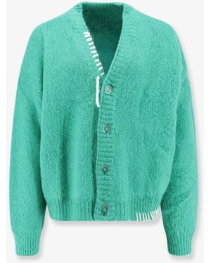 Bonsai Mohair Blend Cardigan - Green