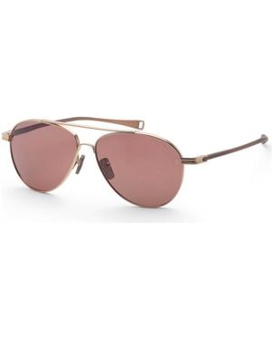 Dita Eyewear Lancier 61 Mm Sunglasses Sand Copperhead Polarized Dls418-A-01 - Pink