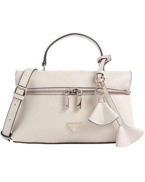 Guess Guess Synthetic Shoulder Bag - White