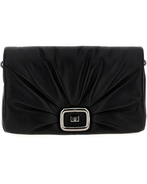 Roger Vivier 'Viv' Choc Large' Shoulder Bag - Black