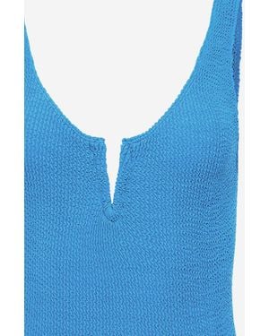 Sorbet Island One-Piece Swimsuit Ava Polyester Swimwear - Blue