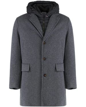 Moorer Padded Coat - Black