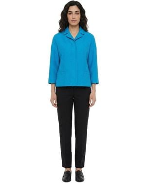 Dolce & Gabbana Dolce & Gabbana Woven Cotton Shell Jacket - Blue