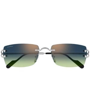 Cartier Cartier Eyewear Ct0550S008 Sunglasses - Blue
