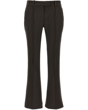 The Attico Flared Trousers - Black