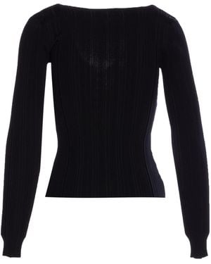 Self-Portrait Self Portrait Top Viscose - Black