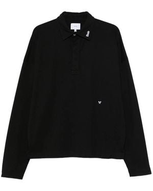 Rhude Knit Polo Jumper Shirts - Black