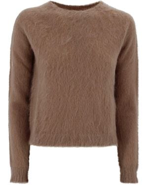 Max Mara Crew Neck Sweater - Brown